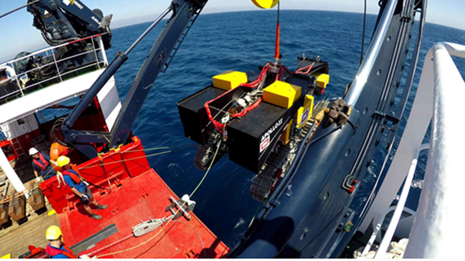 Launching an ROV with Subsea Power Cable